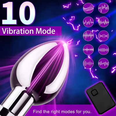 Remote control butt plug - Vibrating Butt Plug Anal Massager UAE Sex Toy