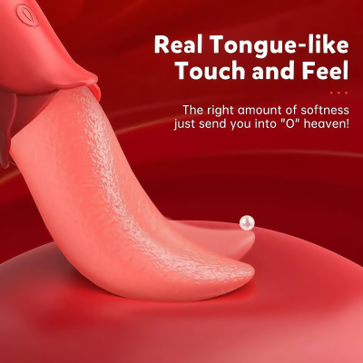 Tongue - Vibration Waterproof Licking Tongue Handheld Female Personal Body Stimulation Massager