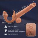 Acmejoy - Telescopic Clitoral Strap On Dildo