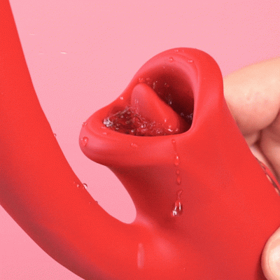 Acmejoy-Shaped Biting G Spot Soother with Vibration & Flapping