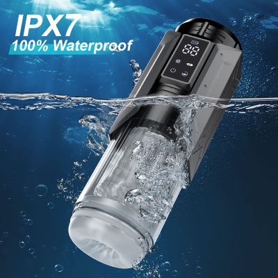 King -100% Waterproof 4 IN 1 Automatic Masturbation Cup for Men