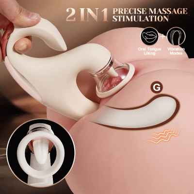 Sweetie Fox- Clitoral Arousal Tongue Licking Suction Vibration Triple Stimulation Vibrators