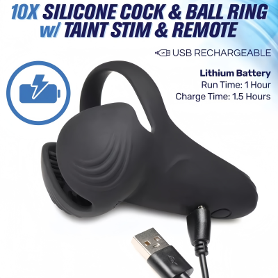 Vibrating Ring - Cock Ring Balls Vibrator with Remote Control UAE sex toy