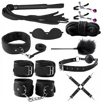 SM 10pic - Sex bondage handcuffs sex games whip gag toy set BDSM restriction toys