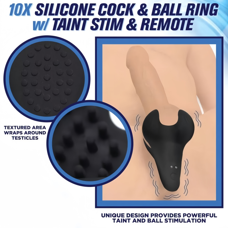 Vibrating Ring - Cock Ring Balls Vibrator with Remote Control UAE sex toy - Image 6