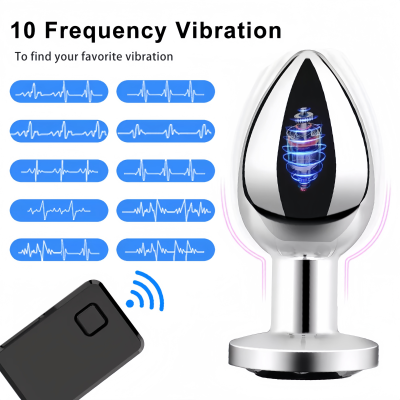 Remote control butt plug - Vibrating Butt Plug Anal Massager UAE Sex Toy