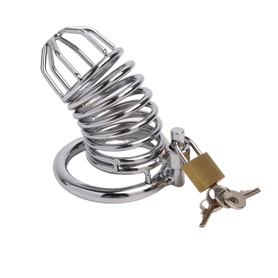 Cock Cage - Penis Cock Cage Chastity Device Male Men Cock Lockable Trainer Stainless Steel