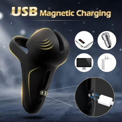 dubai ring - Cock Ring Balls Vibrator with Remote Control uae sex toy
