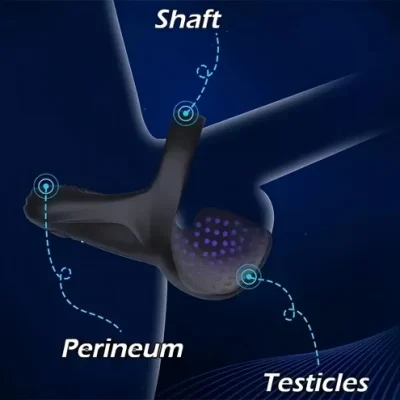 dubai ring - Cock Ring Balls Vibrator with Remote Control uae sex toy
