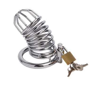 Dubai sex toy - Penis Cock Cage Chastity Device Male Men Cock Lockable Trainer Stainless Steel