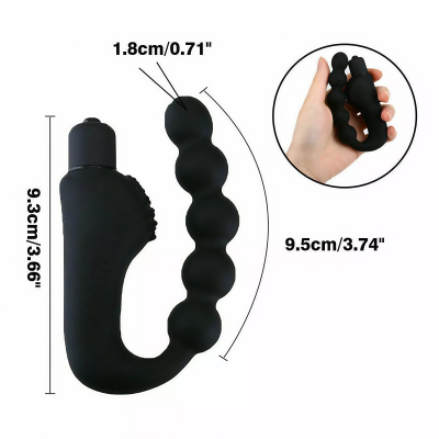 dubai male sex toys - Anal prostate massager butt plug gay G spot vibration