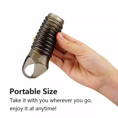 Dubai sex toy condom - Adult Extender Penis Sleeve Penis Enlarger Sheath Ring