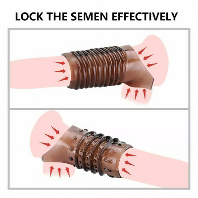Dubai sex toy condom - Adult Extender Penis Sleeve Penis Enlarger Sheath Ring