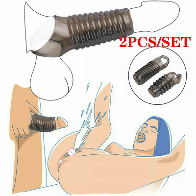 Dubai sex toy condom - Adult Extender Penis Sleeve Penis Enlarger Sheath Ring