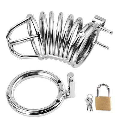 Dubai sex toy - Penis Cock Cage Chastity Device Male Men Cock Lockable Trainer Stainless Steel