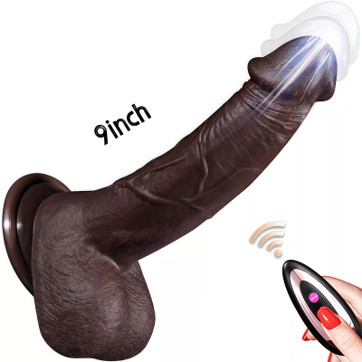 Dubai vibration dildo - Telescopic realistic thrust dildo vibrator uae sex toy