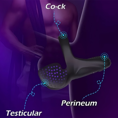dubai ring - Cock Ring Balls Vibrator with Remote Control uae sex toy