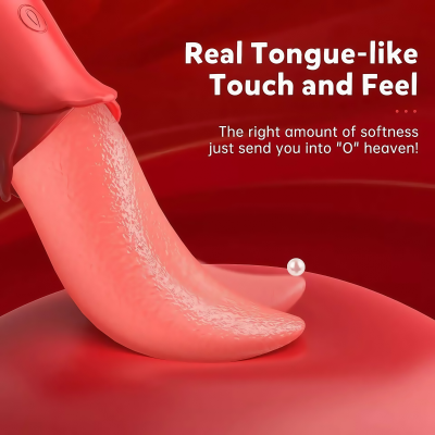 Dubai sex toy Tongue - Vibration Waterproof Licking Tongue Handheld Female Personal Body Stimulation Massager