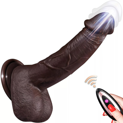 Dubai vibration dildo - Telescopic realistic thrust dildo vibrator uae sex toy