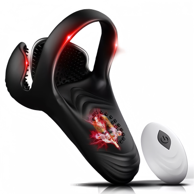 dubai ring - Cock Ring Balls Vibrator with Remote Control uae sex toy