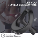 dubai sex toy ring- Vibrating penis erection enhancer sleeve penis ring sex toymen