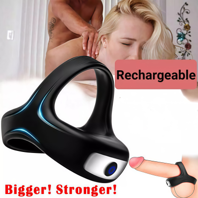 dubai sex toy ring- Vibrating penis erection enhancer sleeve penis ring sex toymen