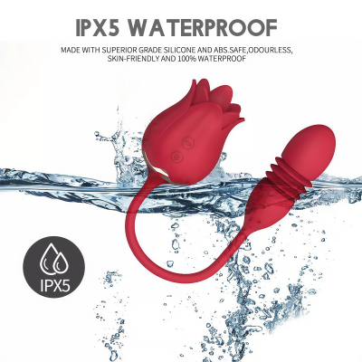 UAE VIBRATOR- Double Head Vibrator Licking Stimulator Body Massager Silent Waterproof Women Gift