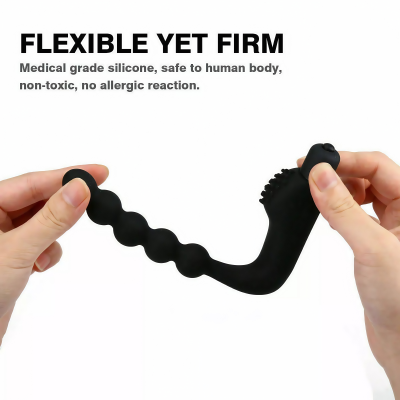 dubai male sex toys - Anal prostate massager butt plug gay G spot vibration