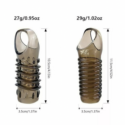 Dubai sex toy condom - Adult Extender Penis Sleeve Penis Enlarger Sheath Ring