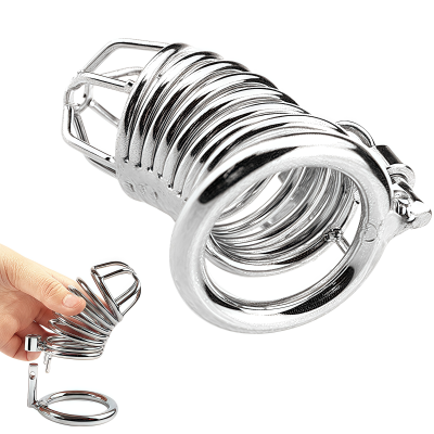 Dubai sex toy - Penis Cock Cage Chastity Device Male Men Cock Lockable Trainer Stainless Steel