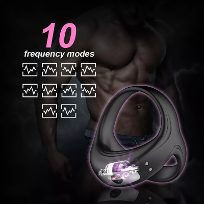 dubai sex toy ring- Vibrating penis erection enhancer sleeve penis ring sex toymen