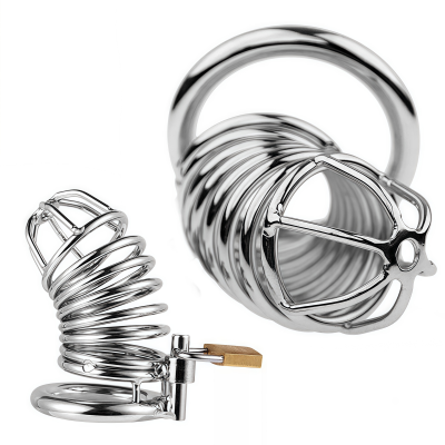 Dubai sex toy - Penis Cock Cage Chastity Device Male Men Cock Lockable Trainer Stainless Steel
