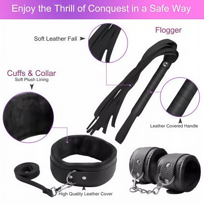 UAE SEX GAME - Sex bondage handcuffs sex games whip gag toy set BDSM restriction toys