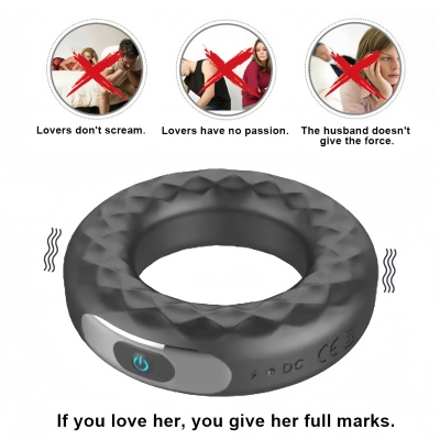 UAE dick Ring - Silicone penis ring vibrator vibrating erection Dubai Sex Toy