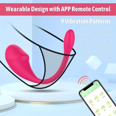 APP Vibrator - Wearable.APP Control.Silent.Clitoris Massage