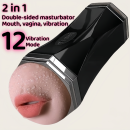 UAE male sex toys double head masturbator mouth vagina