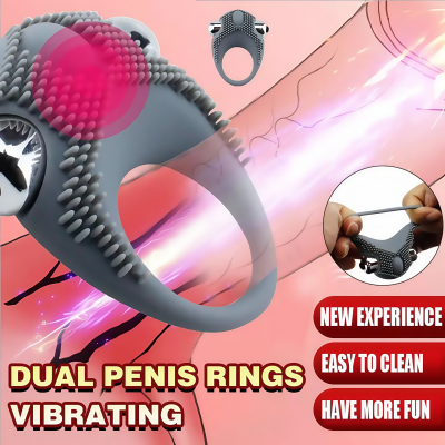 Cock Ring - Dubaisexring Vibrating ring waterproof clitoral orgasm UAEsextoy