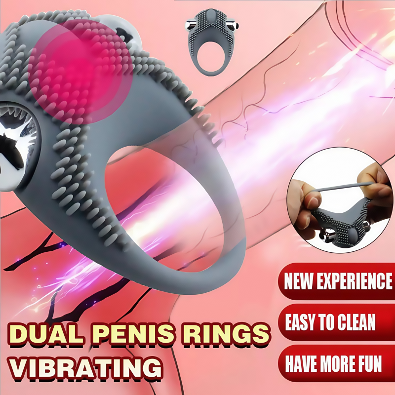 Cock Ring - Dubaisexring Vibrating ring waterproof clitoral orgasm UAEsextoy - Image 10