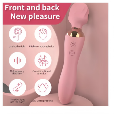 sex vibration - Powerful waterproof 12-speed vibration magic wand unisex massager