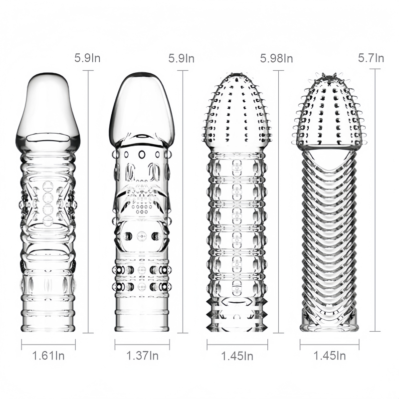 Condoms - 4-pack, various sleeve shapes uaesextoy - Image 2