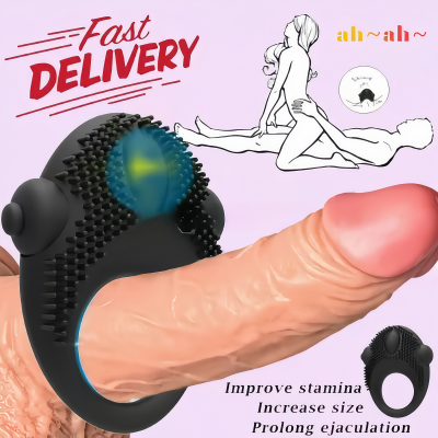 Cock Ring - Dubaisexring Vibrating ring waterproof clitoral orgasm UAEsextoy