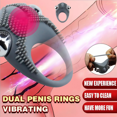 Dubai Cock Ring - Dubai sex ring Vibrating ring waterproof clitoral orgasm UAE sex toy