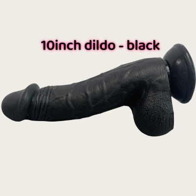 Dubai dildo 10inch - black - Dildo UAE Dubai sex toy dildo