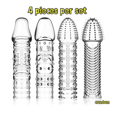 Dubai condoms - 4-pack, various sleeve shapes Dubai sex toy