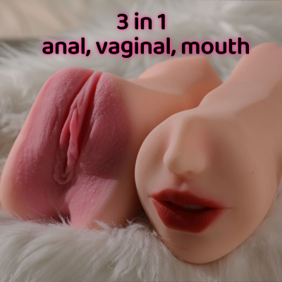 UAE pussy - 3 in 1 vagina anal pocket pussy male penis masturbator male Dubai sex toy