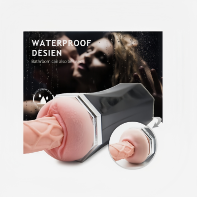 UAE male sex toys  - double head masturbator mouth vagina