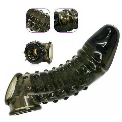 Condom Dubai sex toy- Dubai condom dots reusable condom enlarger enhancer