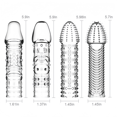 Dubai condoms - 4-pack, various sleeve shapes Dubai sex toy