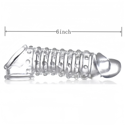 UAE male sex toys - comdon Penis Extension Sleeves Extenders Girth Enhancer Sleeves