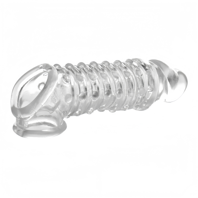 UAE male sex toys - comdon Penis Extension Sleeves Extenders Girth Enhancer Sleeves